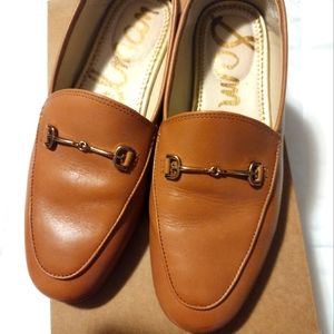 Sam Edelman brown loafers size 6 1/2 wide width